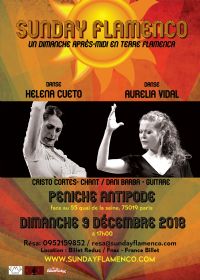 spectacle Sunday Flamenco. Le dimanche 9 décembre 2018 à Paris19. Paris.  17H00